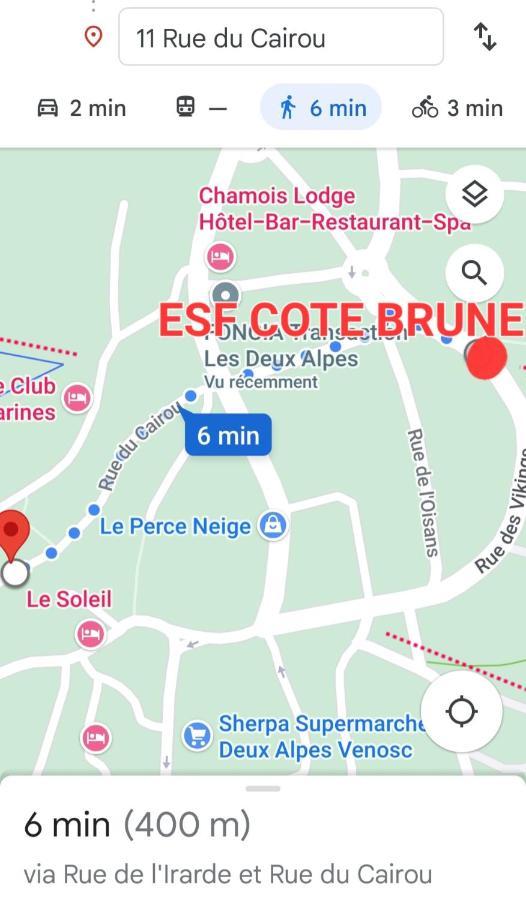 Centre 10Mn Pied Pistes Et Jandri 3S Vue Muzelle 8 Pers Wifi Apartment Les Deux Alpes Ngoại thất bức ảnh